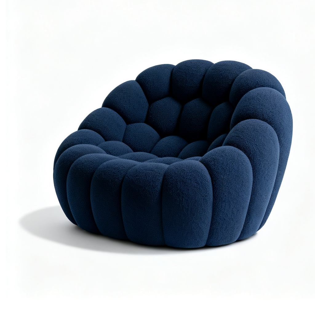 Canapé Nuage — Bleu marine, 1 place