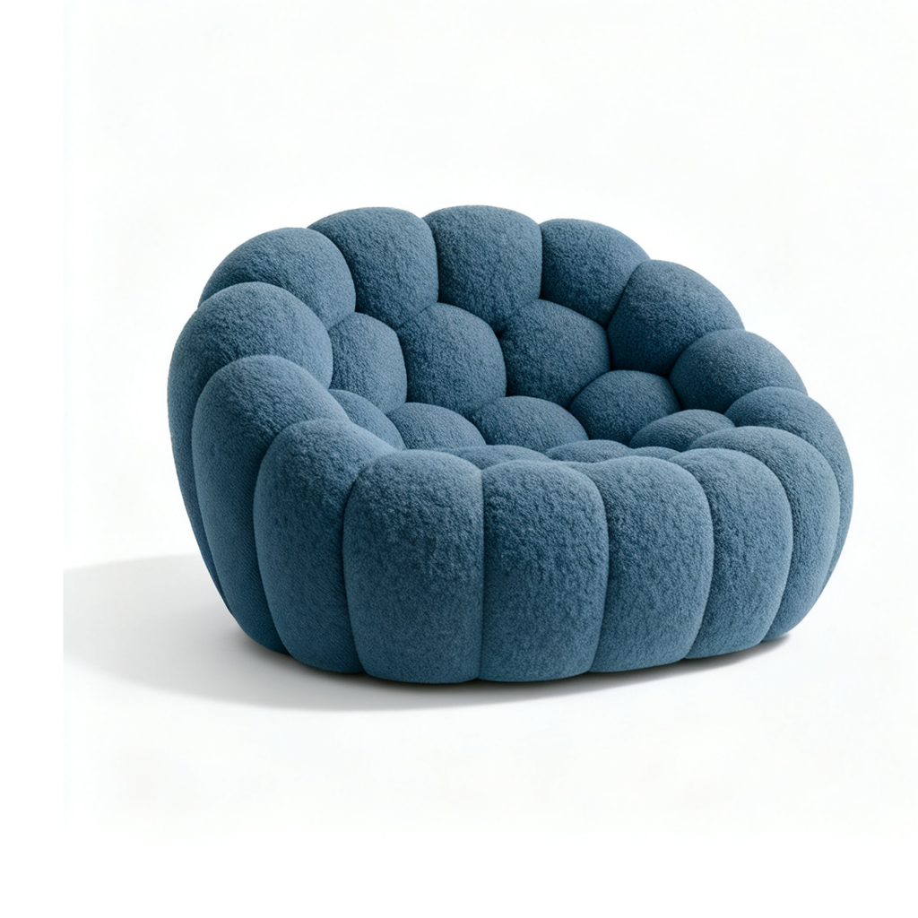 Canapé Nuage — Bleu, 1 place