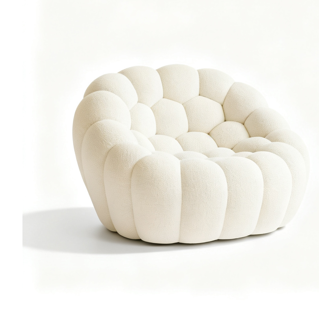Canapé Nuage — Écru, 1 place
