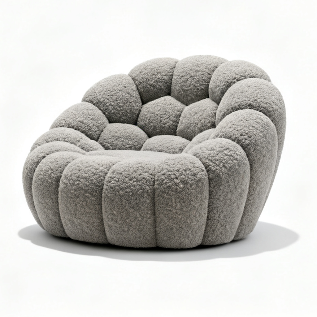 Canapé Nuage — Gris, 1 place