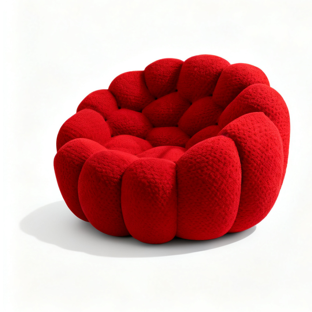 Canapé Nuage — Rouge, 1 place