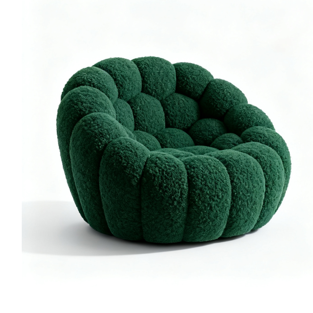 Canapé Nuage — Vert, 1 place