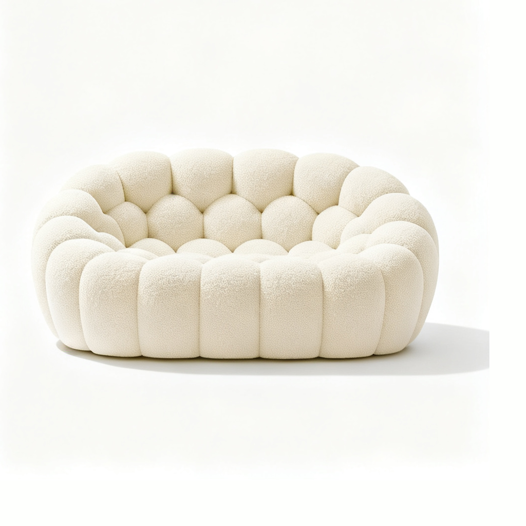 Canapé Nuage — Écru, 2 places