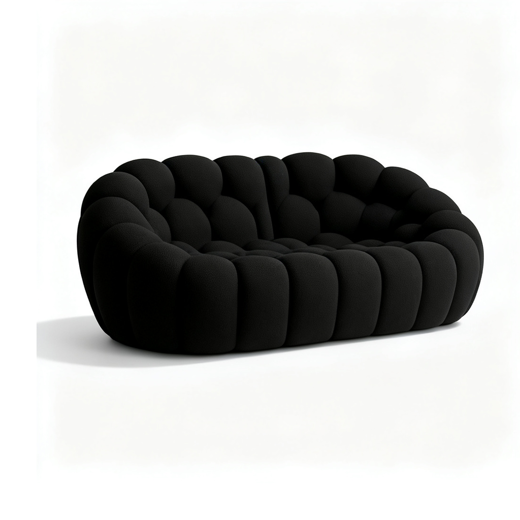 Canapé Nuage — Noir, 2 places