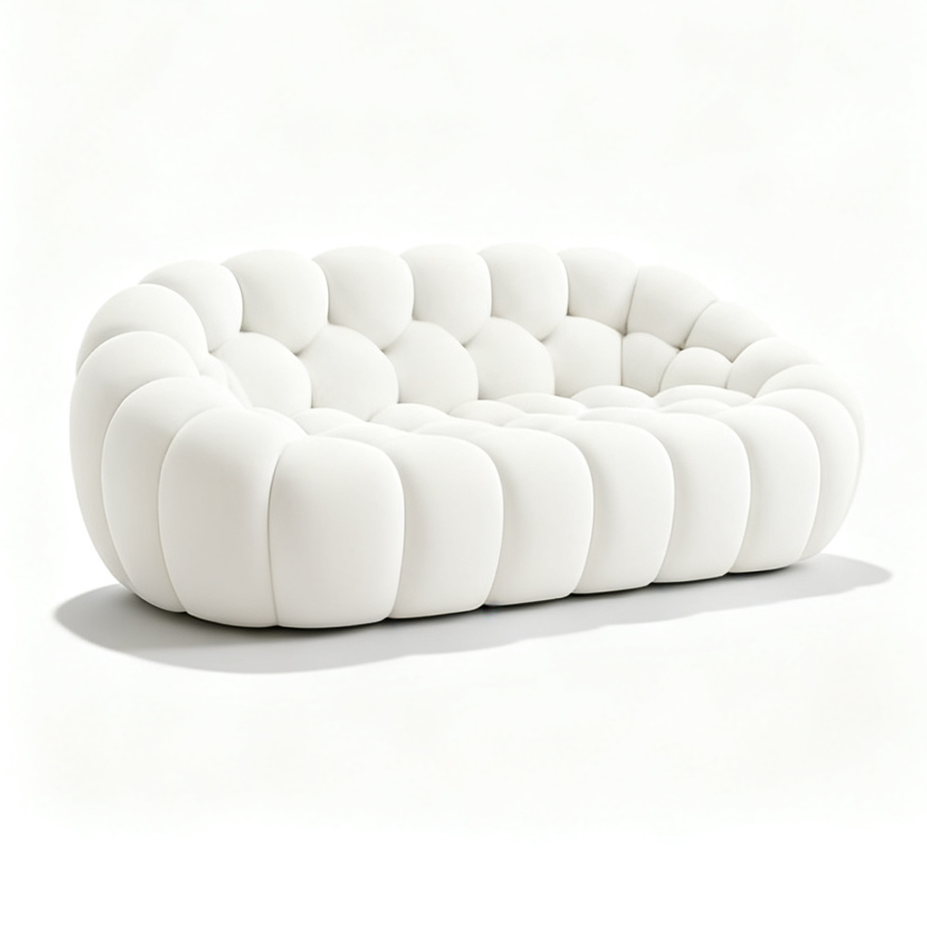 Canapé Nuage — Blanc, 3 places