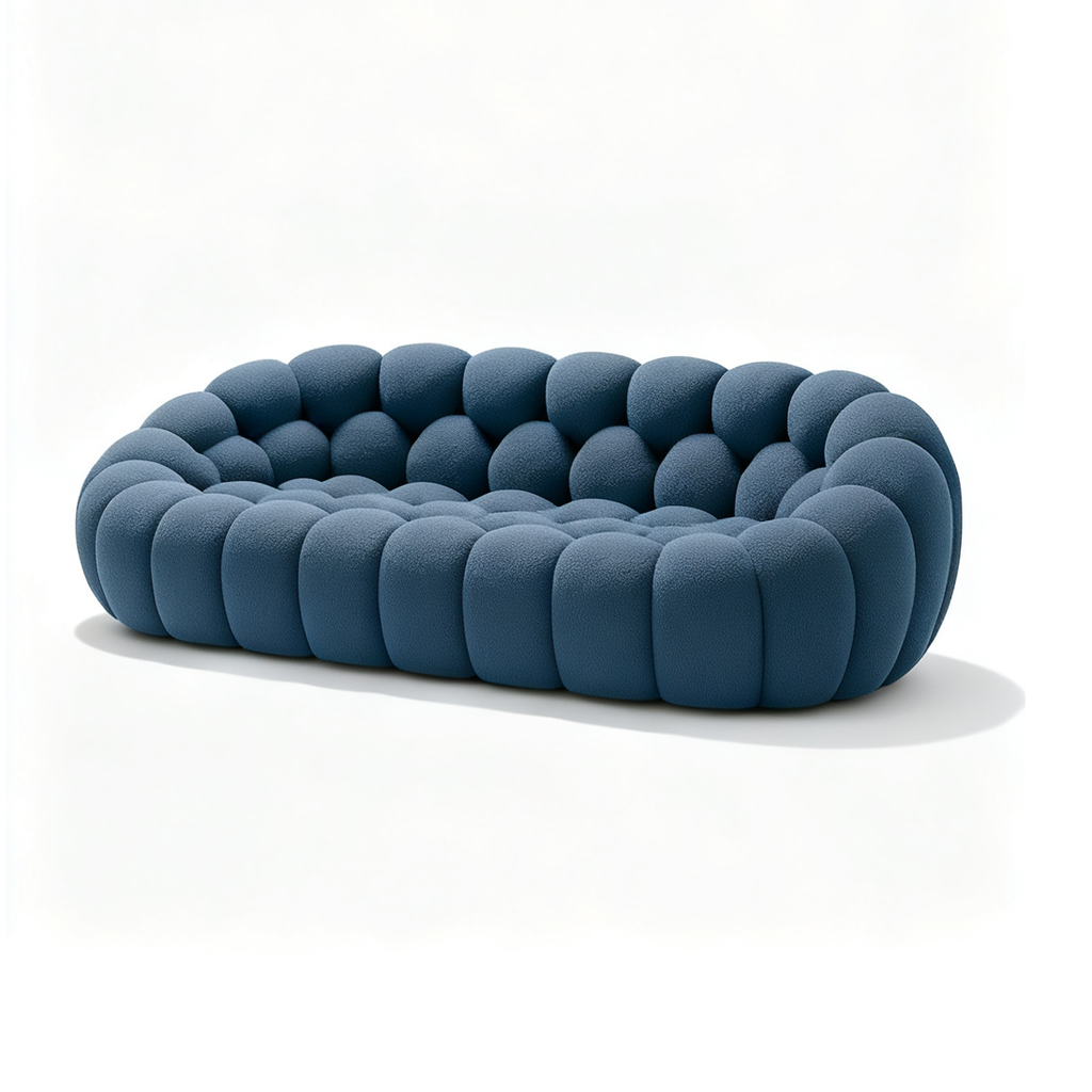 Canapé Nuage — Bleu, 3 places
