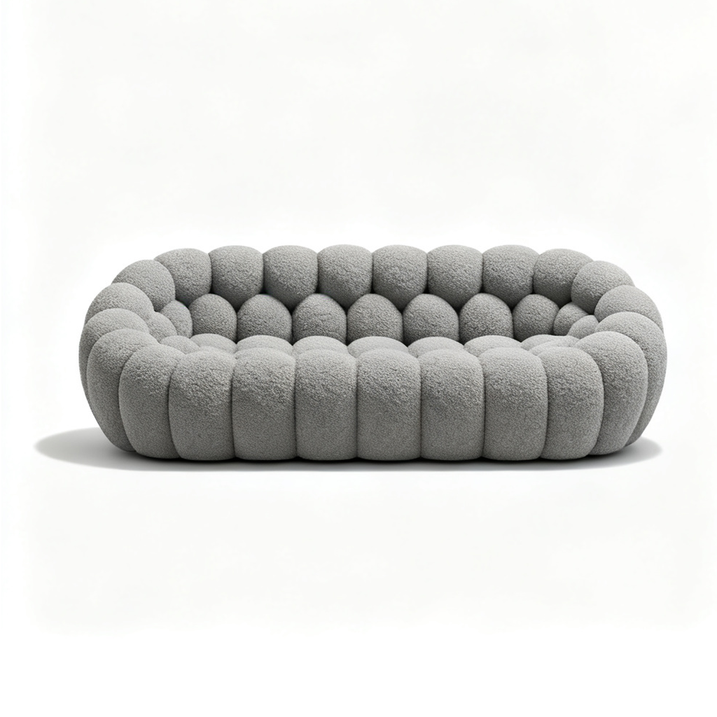 Canapé Nuage — Gris, 3 places