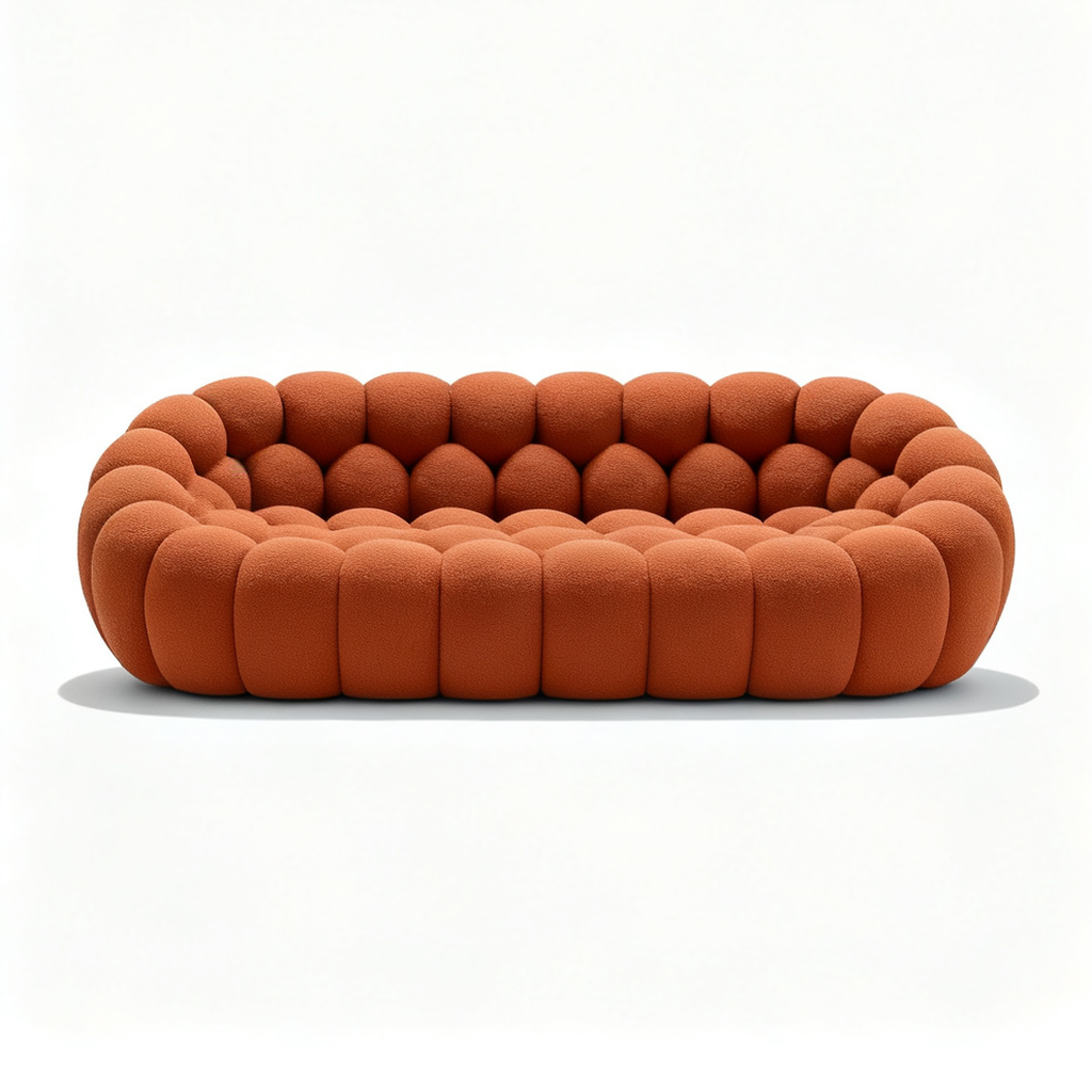 Canapé Nuage — Terracotta, 3 places