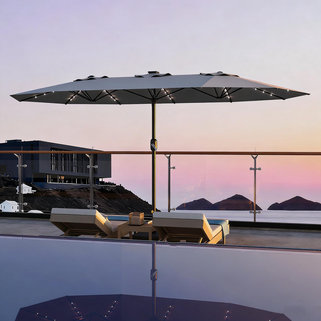 Parasol Rectangulaire LED