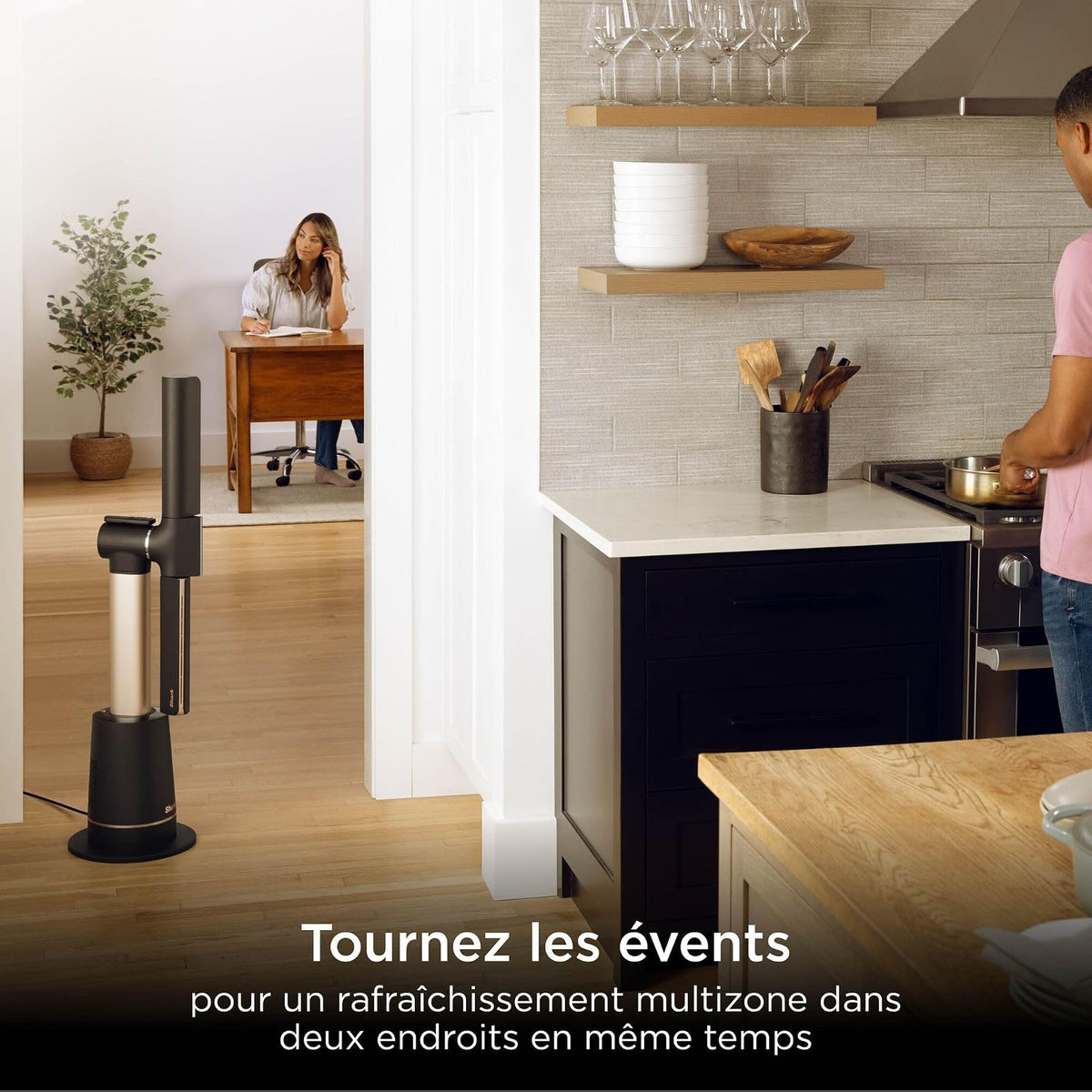 Rafraîchissement multizone : cuisine et salon en même temps