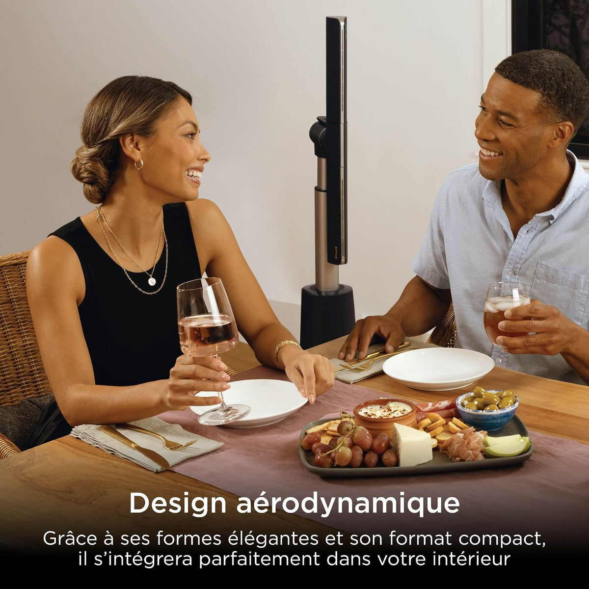 Design aérodynamique compact qui s'intègre à votre intérieur