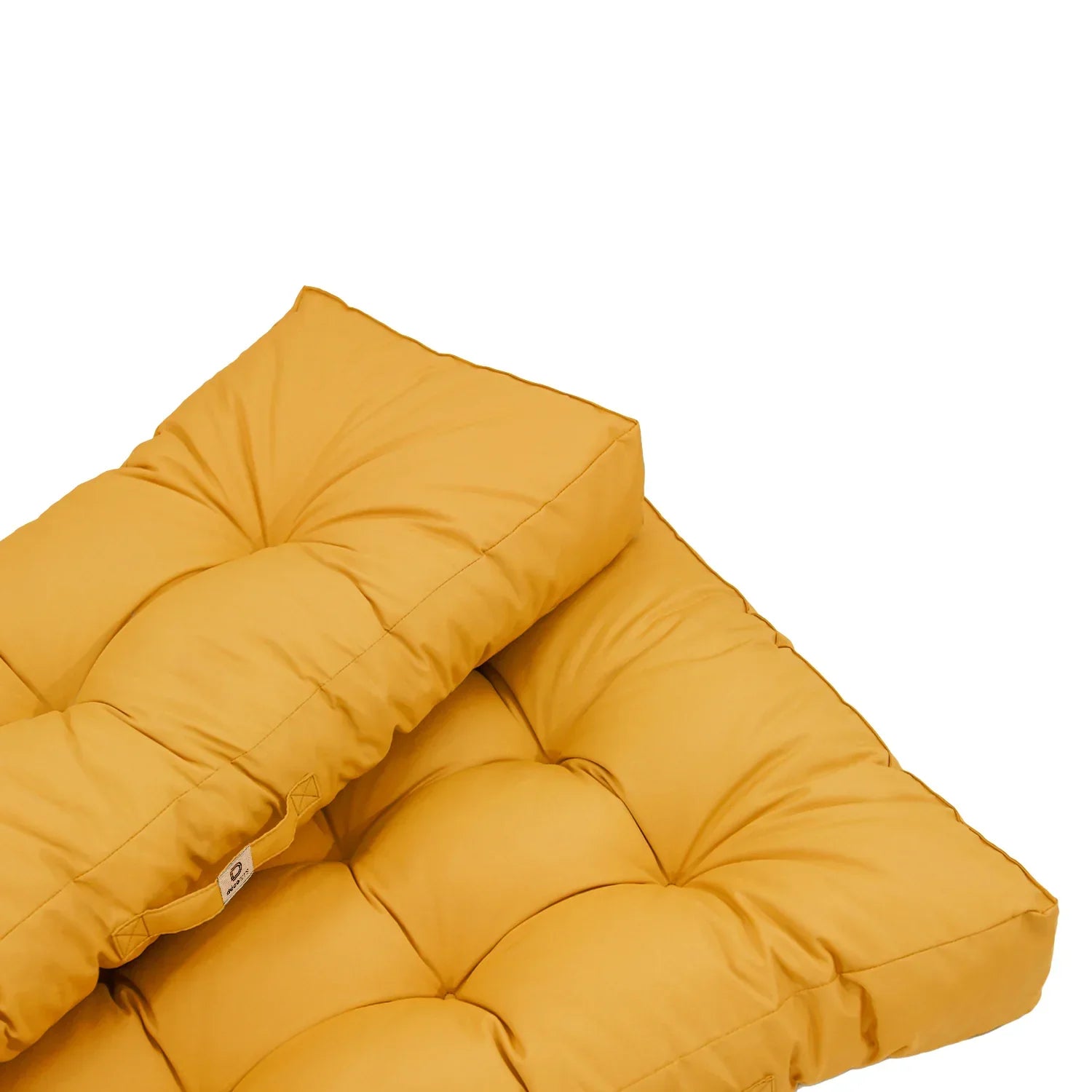 Ensemble Coussins Palette 120x80 Jaune Miel - Imperméable & Épais 15cm