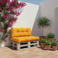 Ensemble Coussins Palette 120x80 Jaune Miel - Imperméable & Épais 15cm