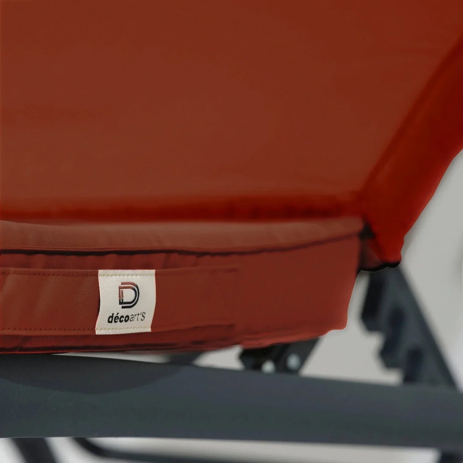 Matelas Bain de Soleil 185x60 Terracotta - Déhoussable & Imperméable (Transat)