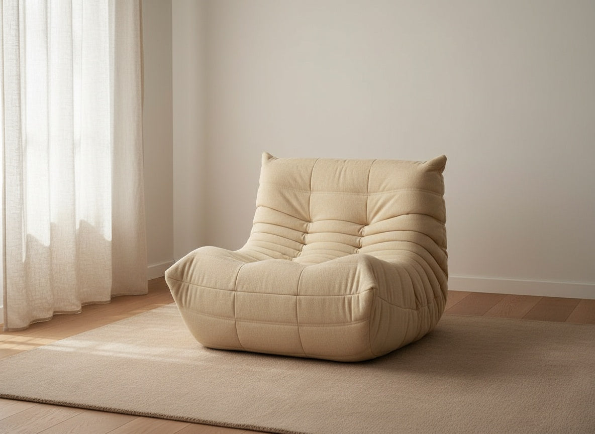 Fauteuil Cocon 1 place écru