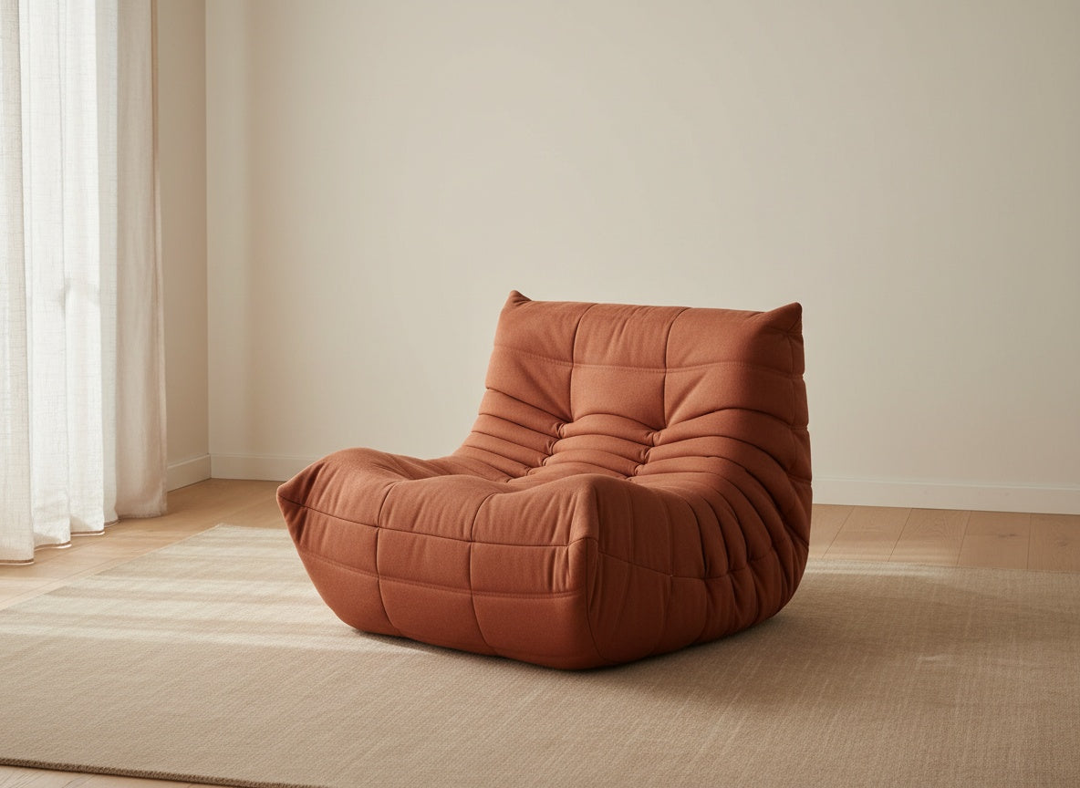 Fauteuil Cocon 1 place terracotta