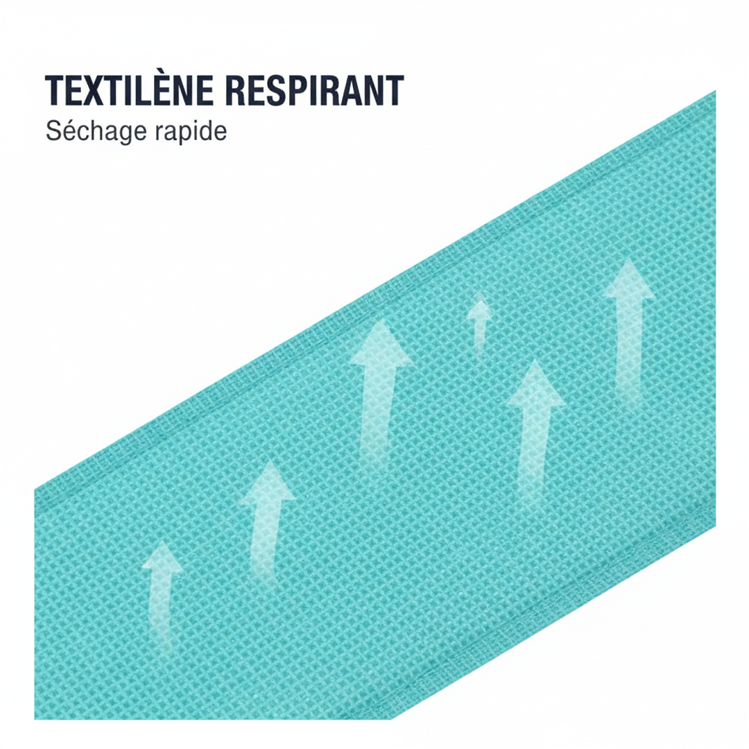 Textilene respirant a sechage rapide