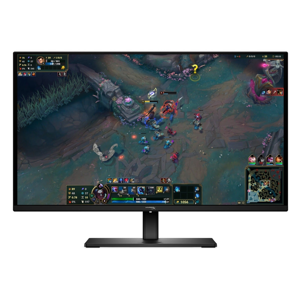 Écran gamer OLED Vélocia vu de face, dalle 27 pouces QHD